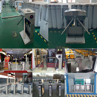 Tourniquet RFID avec contrôle d'accès, tourniquet professionnel à trépied, prix du tourniquet de circulation piétonne, portail de tourniquet portable
