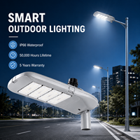 Lampadaire LED modulaire en alliage d'aluminium à haute efficacité 60W-360W AC IP66 Étanche Éclairage routier extérieur 160lm/W