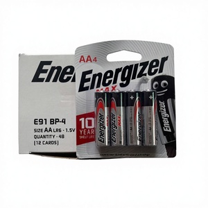 Piles alcalines AA et AAA E91 BP-4, modèle longue durée, durables, 15V haute énergie, écologiques pour horloges - Product Image 1