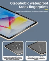 Protection d'écran en verre trempé anti-espion pour iPad Pro 11 / 13 pouces 2024 Installation sans bulles