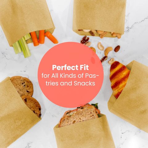 Hot Bag For Food Paper Bag Food Logo Print Food Paper Bags 6cmx15cm