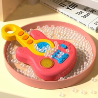 Montessori Musical Instruments Toys Early Educational Toddlers Piano Drum Guitar Saxophone Trumpet Phone Musical Toy with Lights