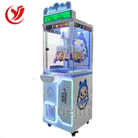 Machine à griffes miniature en gros, jouet à pièces, console de jeu pour enfants avec accepteur de billets, matériau en peluche pour l'amusement