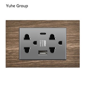 Enchufe tailandés, enchufe de pared estándar de tres clavijas y 15A. - Product Image 6