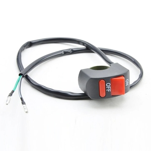 Interruptor de Manillar Universal Negro DC12V/10A, Botón de Encendido/Apagado para Motocicleta, ATV, Moto, Bicicleta - Accesorios para Bicicleta - Product Image 4