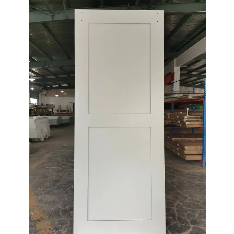 36インチX 84インチ屋内家の松のドアのための固体コア米国承認ホワイトパネルシェーカー
