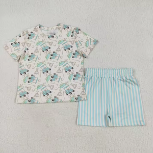 Nouveautés RTS - Tenues pour enfants en gros - Ensemble de 2 pièces - T-shirt à manches courtes imprimé et short - Product Image 5