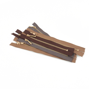 Vente en gros 5 #   <span class=keywords><strong>Fermeture</strong></span> éclair en métal argenté, alliage de zinc, autobloquante, nickel, laiton, extrémité fermée <span class=keywords><strong>pour</strong></span> vestes/sacs à main - Product Image 5