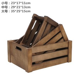 Hộp Quà Bằng Gỗ Tùy Chỉnh THÙNG GỖ Để Đóng Gói Hộp Sắp Xếp Đựng Đồ Trang Trí Cổ Điển Lâu Đài Trang Trại - Product Image 6