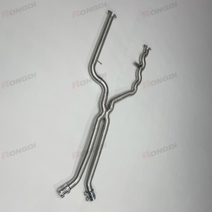 70mm Stainless Steel Dual Midpipe M2 G87 Equal Length Exhaust Mid Pipe System for BMW S58 3.0T - Product Image 3