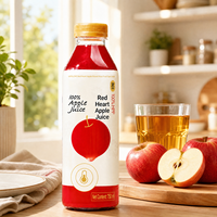 Étiquettes thermorétractables personnalisées pour bouteilles de jus - Étiquettes d'emballage pour bouteilles de boissons Impression numérique Forme irrégulière