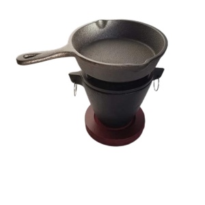 台式铸铁迷你烤炉煎锅套装 - Product Image 3