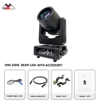 Prix Usine Lyre Mini Faisceau 230W 7R Lyre Asservie Projecteur Lumière Vente en Gros 230W Lyre à Faisceau 7R Sharpy Beam 230 Scène DJ Lumière Disco