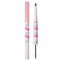 Crayon à sourcils double embout facile à utiliser, résistant à l'eau, avec embout biseauté et brosse à estomper, idéal pour les débutants, pour créer une définition naturelle