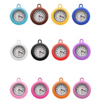 Montre d'infirmière pour étudiants, idéale pour les examens, décorative, à trois aiguilles, bracelet en silicone, boîtier en plastique, étanche 10m, cadran 40mm, loisirs