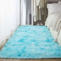 Vente en gros Tapis chinois antidérapant en peluche hirsute pour le salon et la chambre à coucher Revêtement de sol pour la maison