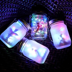 Nouvelle lampe solaire LED DIY étanche pour extérieur, en fil de cuivre, pour pot Mason en verre - Product Image 6