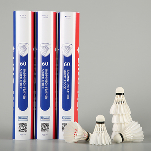 Volants de <span class=keywords><strong>badminton</strong></span> en plumes d'oie Indonésie - Product Image 1