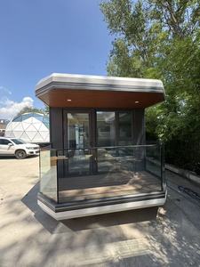Casa Cápsula Modular Prefabricada de <span class=keywords><strong>Aluminio</strong></span> Ecológica y de Lujo Moderna para Hotel, Resort o Villa <span class=keywords><strong>con</strong></span> Baño - Product Image 5
