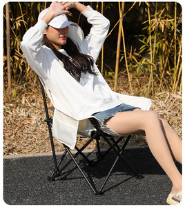 Portable Collapsible Chair Fishing Camping BBQ <strong>Stool</strong> <strong>Folding</strong> Extended Hiking Seat Garden Ultralight Outdoor Chair Foot Cover - Product Image 5