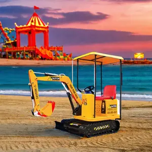 Theme Park Ride Toy Amusement Excavator Machine for Park Decorations