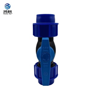Robinet à bille en plastique bleu, norme nationale, raccord à manchon, contrôle du débit pour robinets d'irrigation - Product Image 5