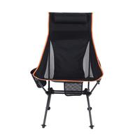Chaise de camping pliable en alliage d'aluminium - Meuble d'extérieur ultraléger, portable et imperméable pour le camping, la plage, la pêche et les pique-niques