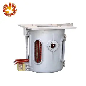 Luoyang fabrika özel tasarım çeşitli kapasiteli indüksiyon alüminyum bakır erime makinesi