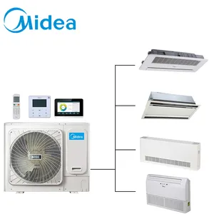 美的品牌热卖快速安装15.5kw 52kbtu室外机加热和冷却DC逆变器迷你中央空调