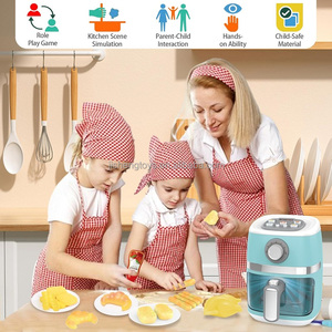 Новый пластиковый игровой набор для девочек: кухня с звуковыми и световыми эффектами для ролевых игр - Product Image 4