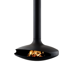 PANSEE 600mm moderno interior colgante bioetanol chimenea simulación madera quemar <span class=keywords><strong>fuego</strong></span> suspendido para Villa o apartamento - Product Image 2