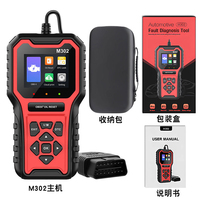 M302 Lecteur de Codes OBD2 Scanner Diagnostic Automobile avec Support Réinitialisation Vidange