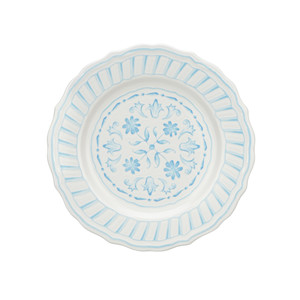 18-Piece Luxury Blue White Bone China Floral Porcelain Dinner Plates Set Ceramic <b>Dinnerware</b> Sets Wholesale - Product Image 2