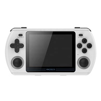 Moda Powkiddy RK2023 reproductor de juegos portátil RK3566 Chip 64 bits Linux sistema de código abierto 3500mAh caja de consolas de videojuegos Retro