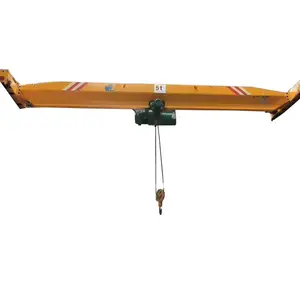 European warehouse single beam bridge overhead crane hoist electric cable 3 ton 5 ton price