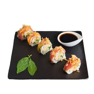 Forniture di gastronomia piatti Japandi Set piatti in porcellana piatto di Sushi in ceramica grandi piatti che servono piatti ristorante