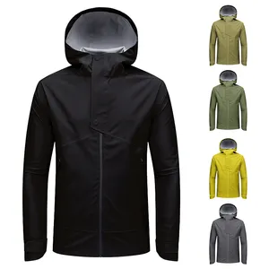 Garment Manufacturers Custom Men Outdoor Mountains Windbreaker Coat Jacket Heat Seal Jacket Softshell 3in 1 Hooded Zipper Jacket