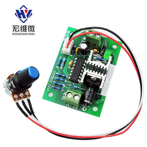 ฮงเว่ย ไมโคร PWM ตัวควบคุมความเร็วมอเตอร์ DC 12V-24V 10A โมดูลควบคุมแบบไม่มีขั้นตอน CCM9 - Product Image 3