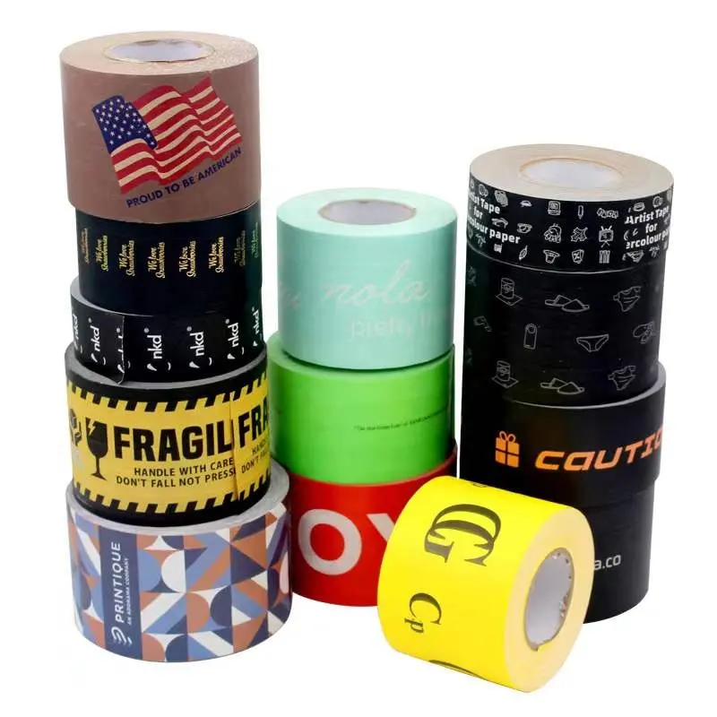 Bopp Carton Sealing Tape Leveranciers Acryl Lijm Jumbobroodje Bedrukt Logo Verpakking Bopp Film Tape Logo