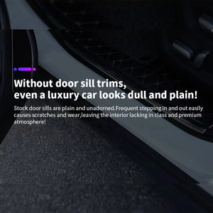 Iluminación LED para Interior de coche personalizada, proyector de logotipo en movimiento, lámpara de alféizar de puerta, placa de bienvenida, Protector DE LUZ DE Pedal para puertas de coche - Product Image 2