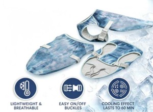 Chaleco Refrigerante Transpirable para Perros, Chaqueta Ligera con Protección Solar, Chaleco Refrigerante Suave para Mascotas, Alivio del Calor de Verano, Uso en Paseos y Entrenamientos al Aire Libre - Product Image 3