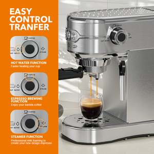 Máquina de Café Espresso Profesional de 15 Bares con Ahorro de Energía y Espumador de Leche - Product Image 5