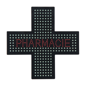19*19 "resaltado LED Farmacia Cruz Signo Interior Acrílico Led FARMACIE Cruz Signo Letras luminosas Signo verde - Product Image 3