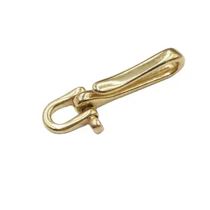 Hot Selling New Style Small Open Brass U Shaped Hooks For Belt