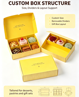 Emballage cadeau de biscuits de luxe personnalisé de couleur menthe, boîte à biscuits en papier recyclé, boîte à biscuits en papier de qualité alimentaire