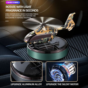 Diffuseur de parfum solaire pour tableau de bord de voiture, jouet hélicoptère, accessoires de voiture, parfum d'ambiance pour voiture - Product Image 4