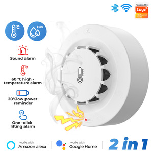 2025 phong cách mới giá rẻ Wifi cảm biến khói với nhiệt độ và độ ẩm màn hình với chất lượng tốt - Product Image 2