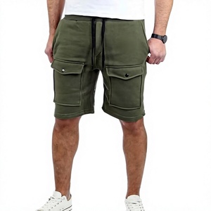 Shorts cargo pour hommes, shorts de course mi-longs avec poches, qualité supérieure, broderie et impression, shorts d'été - Product Image 1