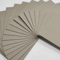   Carton gris rigide certifié 0,4 mm-4,0 mm, feuilles de carton gris recyclé pour emballage de luxe et reliure de livres, anti-déformation