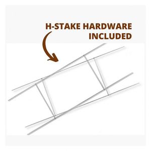 Panneau de jardin personnalisé en Coroplast PP découpé et imprimé pour fête de remise des diplômes, avec piquet - Product Image 4